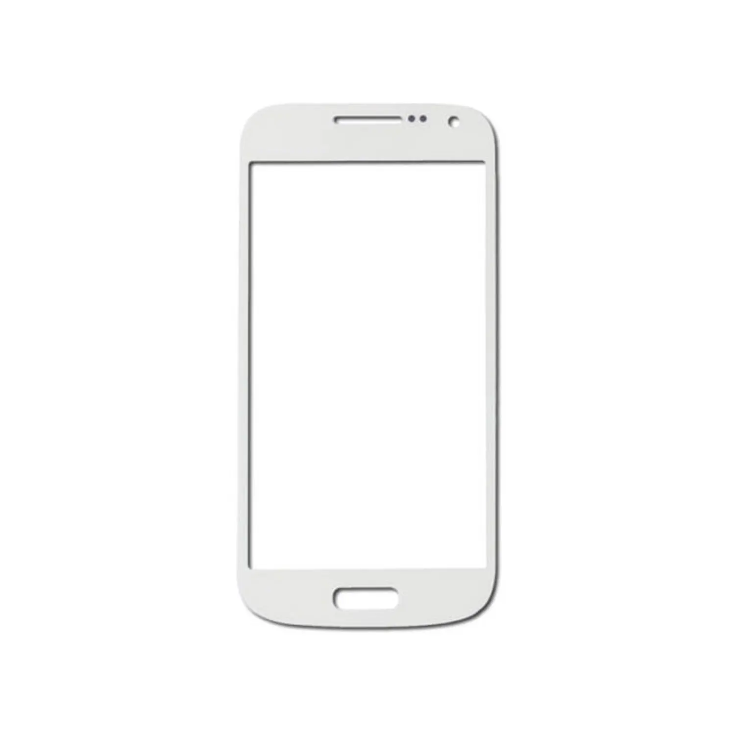 Schermo Di Vetro Samsung Galaxy S4 Mini Bianco