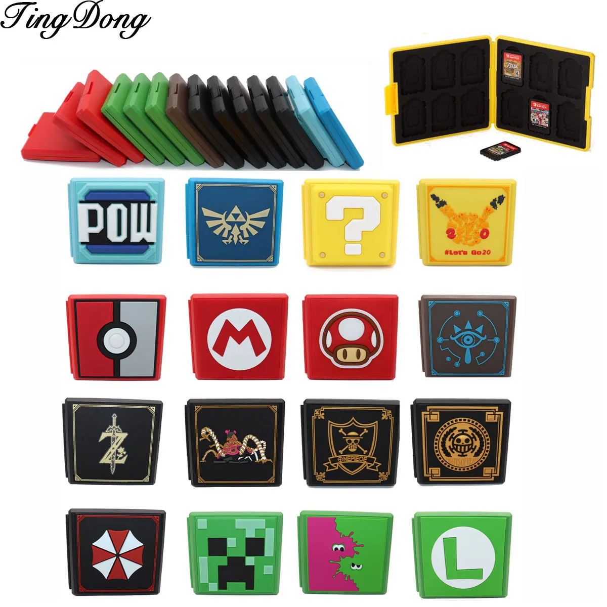 Custodia Per Carte Da Gioco Antiurto Per Nintendo Switch 12 In 1 Nintendo Switch Scatola Rigida Per Nintendo Switch Accessori Per La Conservazione Dei