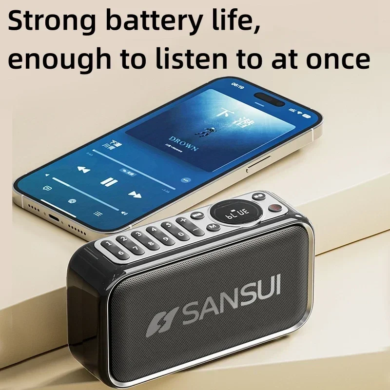 Altoparlante Stereo Portatile Per Basso Altoparlante Bluetooth Vintage Mini Plug In Walkman Music Player Caixa De Som Bluetooth Sansui F35