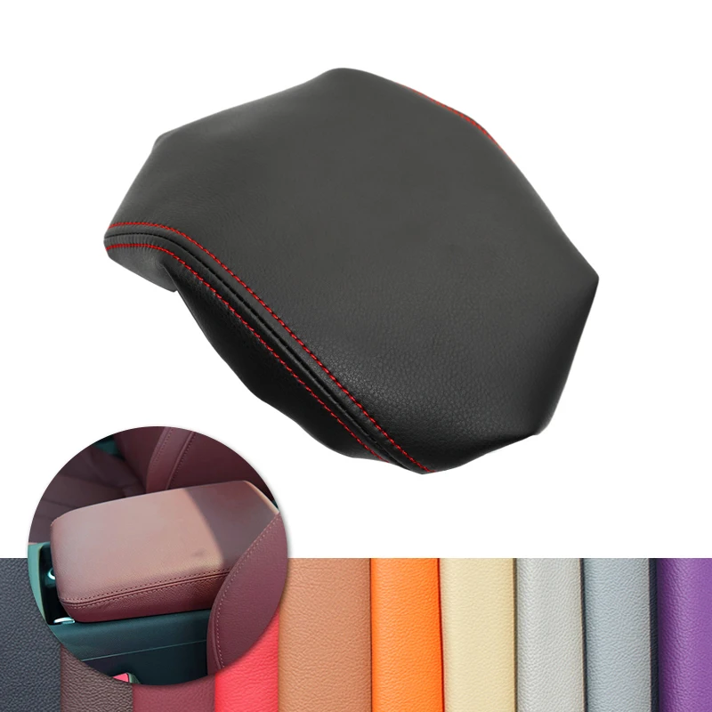 Per Audi A4 B9 2017 2018 2019 Car Interior Center Control Coperchio Bracciolo Box Cover In Pelle Microfibra Elastico Tipo Protettivo