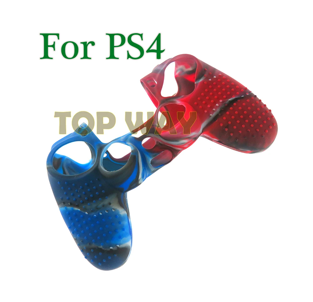 10Pcs Nuova Custodia In Gomma Siliconica Con Borchie Antiscivolo Per Controller Ps4 Playstation 4 Per Gamepad Ps4 Pro Slim Dualshock 4