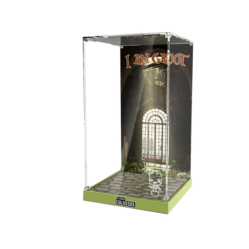 Vetrina Per Lego Io Sono Groot 76217, 3Mm Teca In Acrilico Per Lego 76217 (Set Di Modelli Non Inclusi)