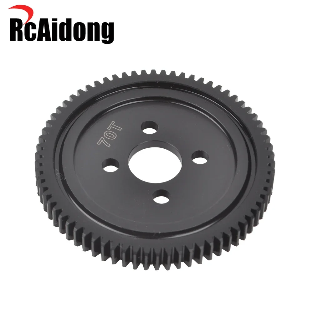 Rcaidong 70T Spur Gear Per Tamiya Ta05Ifs Ta05V2 Tt-02 Tt-02B Ta05 Rc Auto Da Corsa Telaio Parti Di Aggiornamento