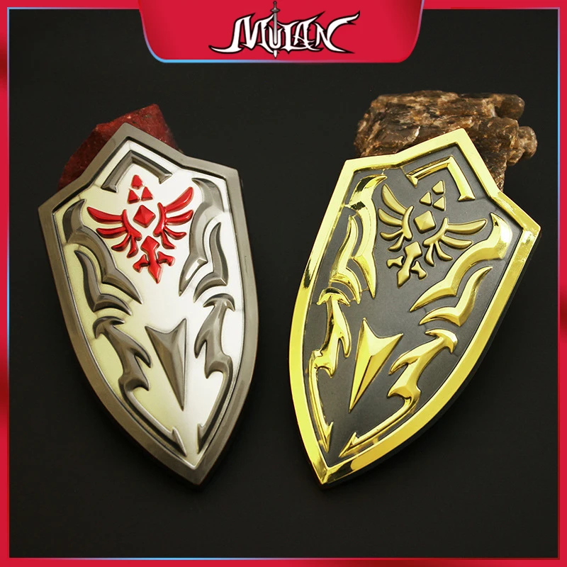 The Hyrule Fantasy Tears Of The Kingdom Link Zelda Guard Shield Armi Anime Game Alloy Japanese Royal Steel Toy Gift Toy Boy