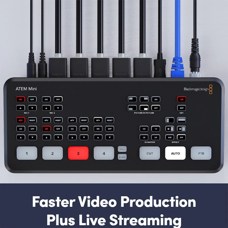 Originale Blackmagic Design Atem Mini Extreme Atem Mini Pro Atem Mini Live Stream Switcher Multi-View E Registrazione Nuove Funzionalità