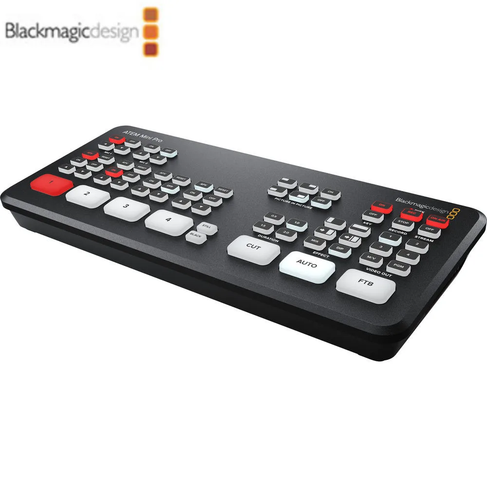 Blackmagic Atem Mini Pro/Atem Mini /Atem Mini Pro Iso Live Stream Switcher Multi-View Recording Nuove Funzionalità Video Switcher