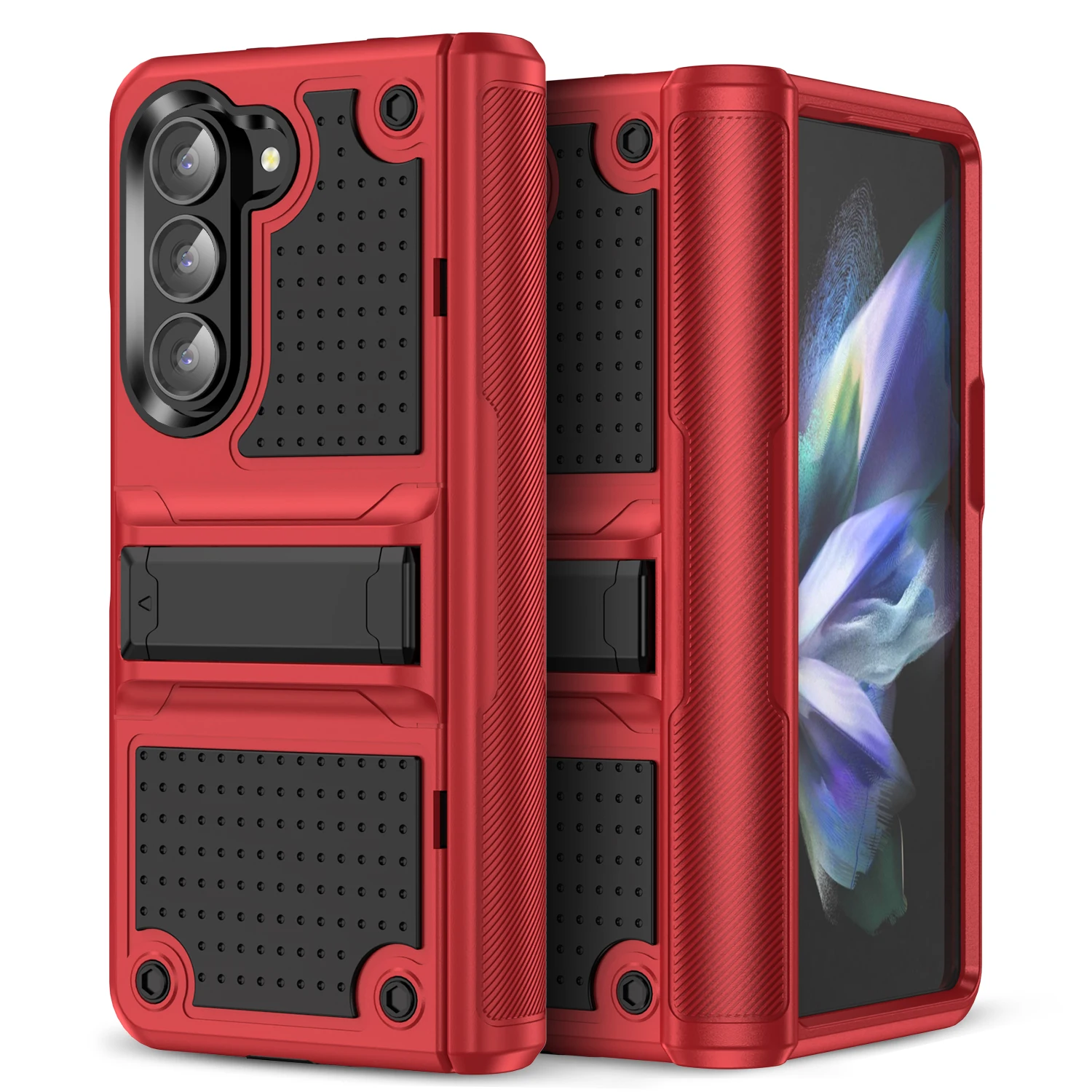 Per Samsung Galaxy Z Fold5 Fold 5 Cerniera Antiurto Custodia Opaca Per Samsung Galaxy Z Fold5 Custodia Per Cellulare Con Cavalletto