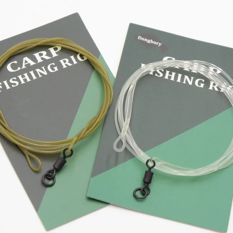 1 Set Carpa Pesca Rig Capelli Europa Carpfish Hook Rig Set Non Piombo Core Line Gruppo Di Pesca Alimentatore Da Pesca Attrezzatura Da Pesca