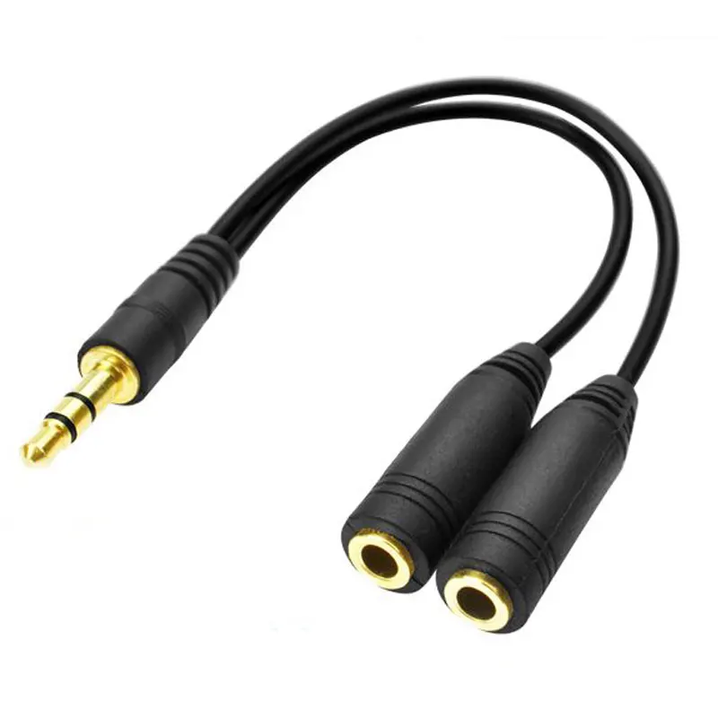 Divisore Della Cuffia, 3.5 Millimetri Cavo Di Prolunga Audio Stereo A Y Splitter (Hi-Fi Sound), 3.5 Millimetri Maschio A 2 Porte 3.5Mm Femmina Spliter