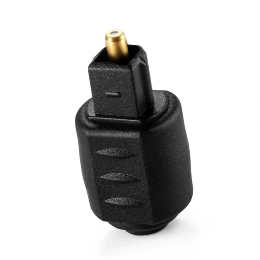 Hot 3.5Mm Mini Jack Toslink Ottico Femmina A Maschio Quadrato Digitale Toslink Plug Converter Adattatore Audio Per Lettore Dvd Tv