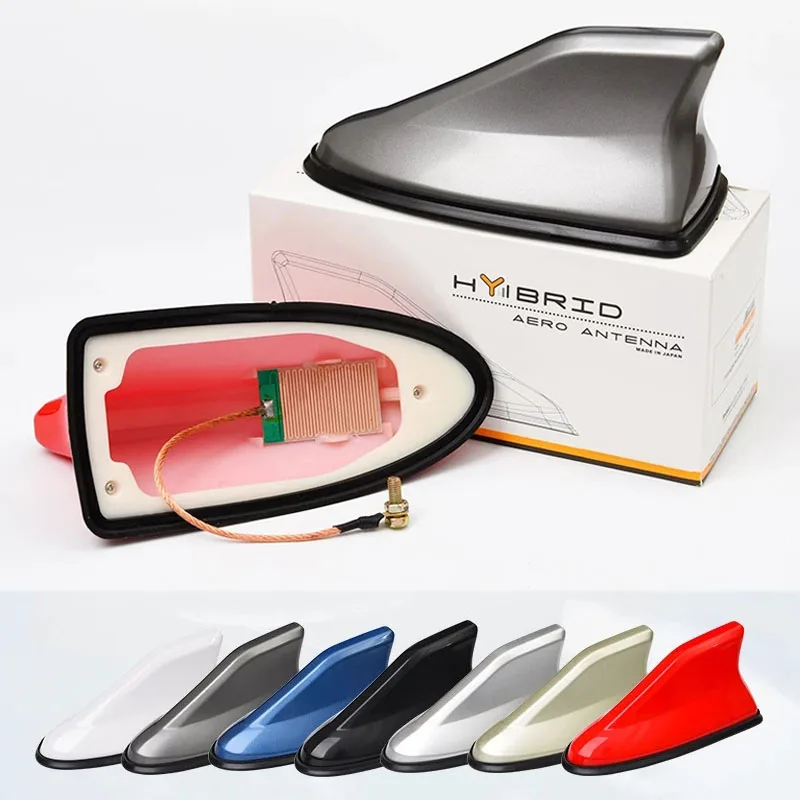 Tetto Auto Shark Fin Antenna Antenna Toppers Universale Auto Radio Fm Antenna Segnale Decorativo Per Bmw/Honda/Toyota/Vw/Kia/Nissan