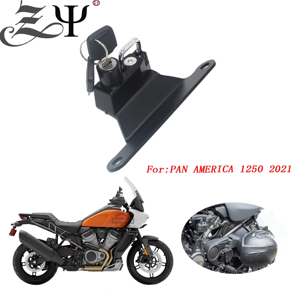 Motorcycle Helmet Lock Anti-Theft Helmet Security Lock For Harley Pan America 1250 Panamerica 1250