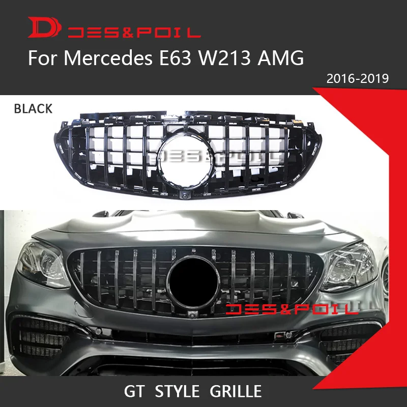Griglia E63 Amg Reale Panamerica Gt Grill Per Mercedes Benz Amg E63 2016-2019 E63S Paraurti Anteriore Car Styling