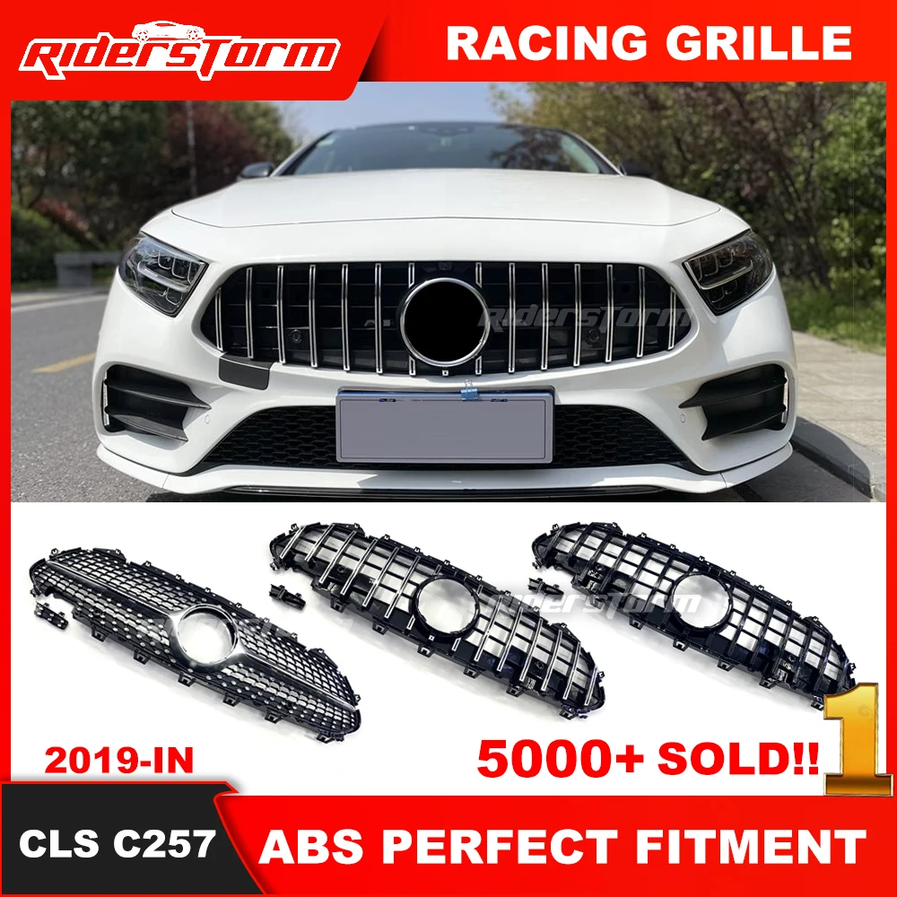 2019 Gt Grill Per Cls C257 Gt Grill Per Mercedes Cls63 Style Cls53 Griglia Diamantata Cls300 Cls350 Cls450 W257 Griglia Panamerica