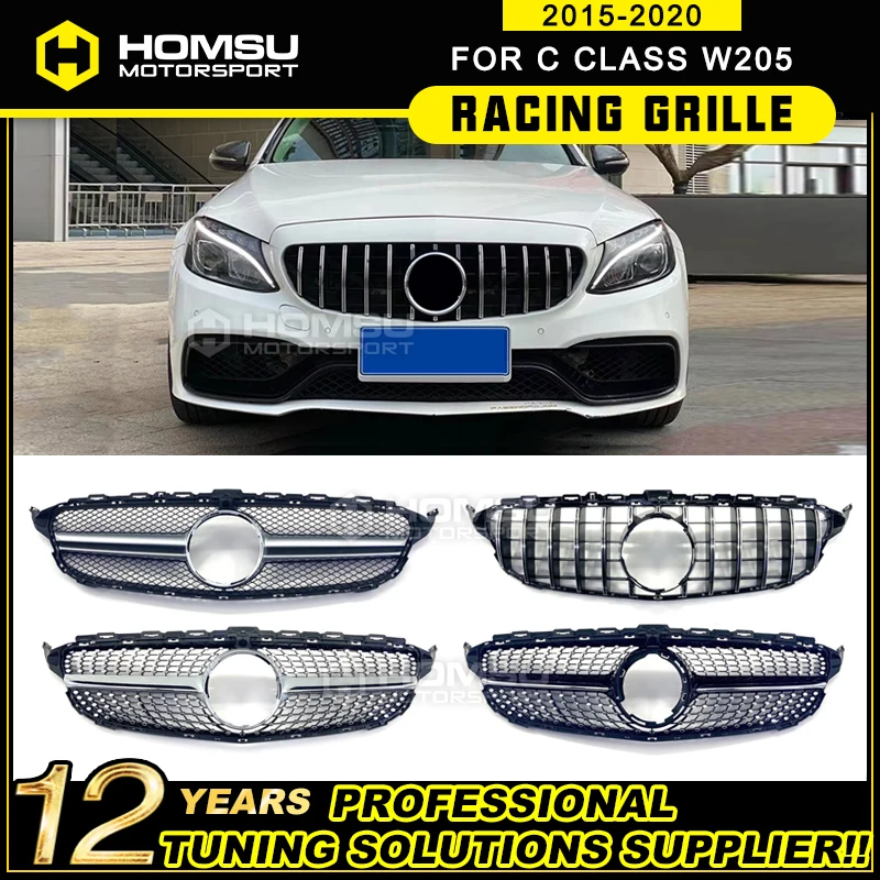 2015-2020 Anno C W205 Griglia W205 Gt Griglia Per Merceds W205 Berlina C180 C200 C250 C300 C43 W205 Racing Gt Griglia W205 Panamerica