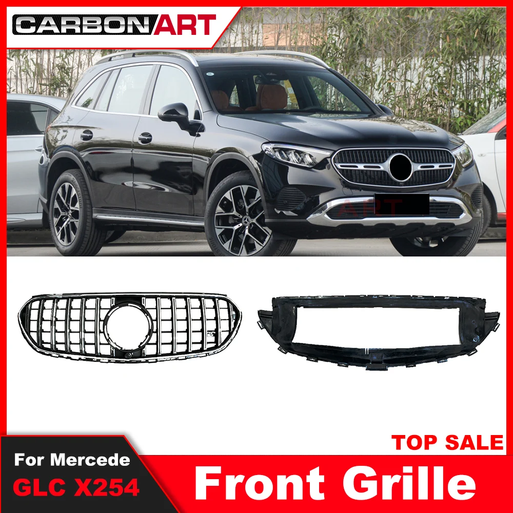 Anno 2023 + Nuova Classe Glc X254 Gt R Griglia Anteriore Da Corsa Griglia In Rete Per Merced X254 Glc200 Glc260L Panamerica Grid