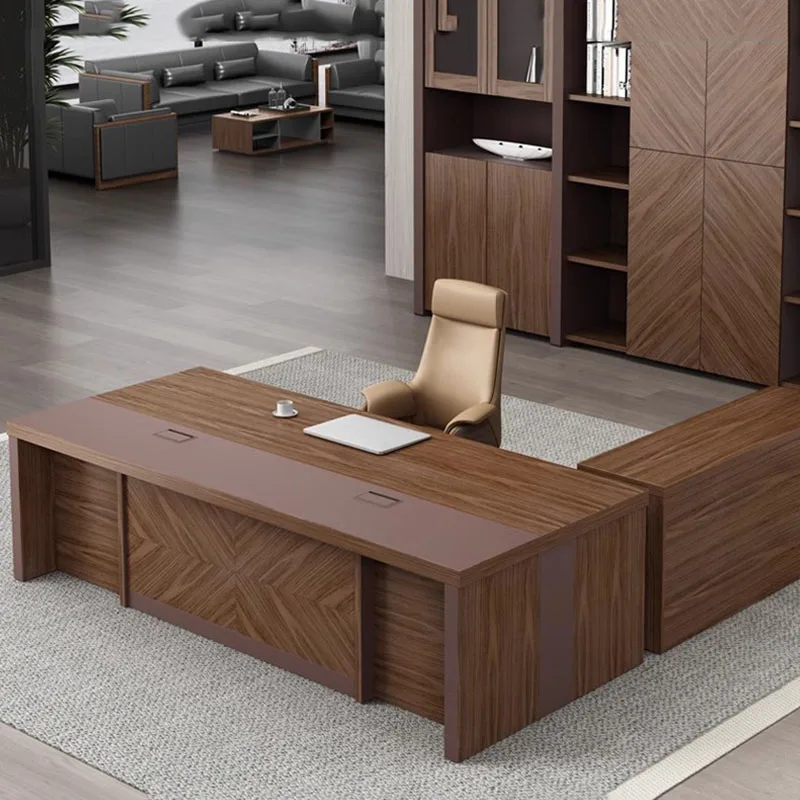 Bureau Corner Office Desk Organizer Reception Conference Executive Computer Office Desk Study Scrivania Tavolo Scvania Tavolo