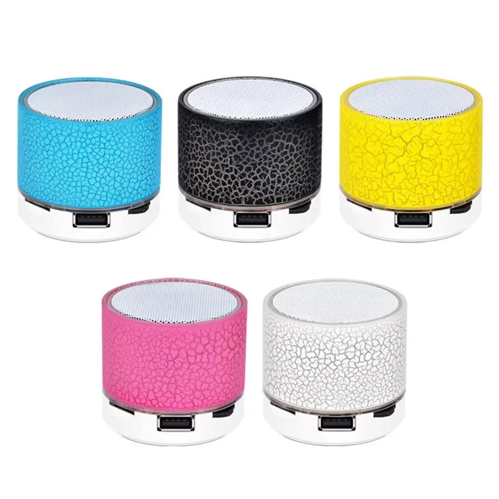 Altoparlante Bluetooth Mini Altoparlante Wireless Crack Led Tf Card Usb Subwoofer Portatile Mp3 Musica Colonna Audio Per Pc Cellulare