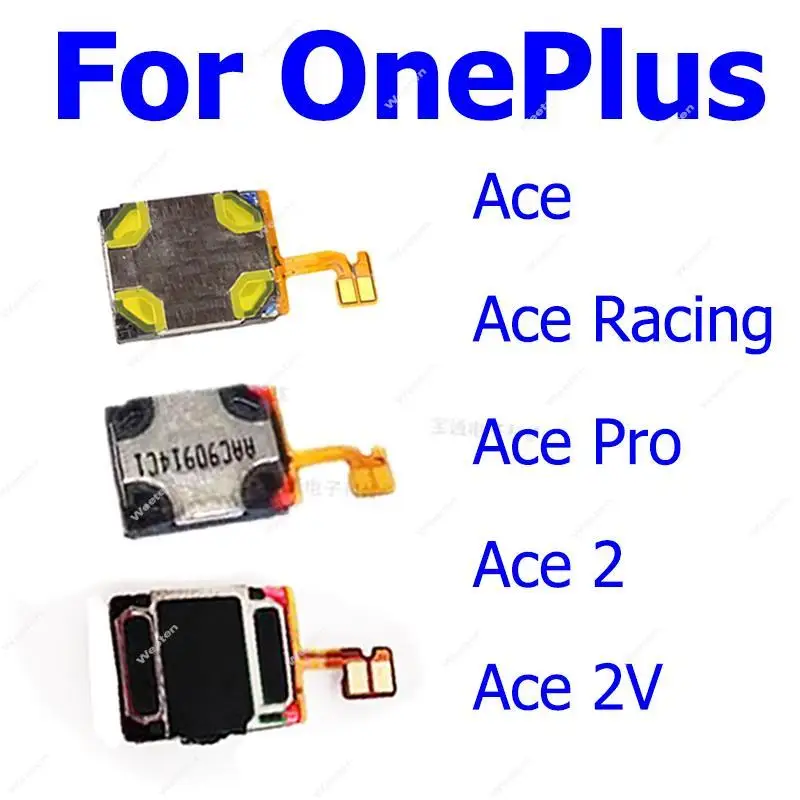 Per Oneplus 1 + Ace 2 Ace 2V Ace Pro Ace Racing Top Auricolare Altoparlante Ear Sound Flex Cable Sostituzione