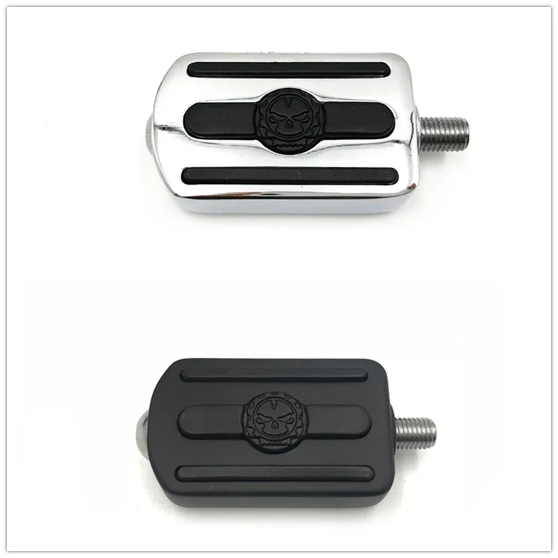 Aftermarket Spedizione Gratuita Parti Del Motociclo Skull Shifter Peg Toe Heel Rest Peg Per Harley-Davidson 84-17 Road King Street Glide