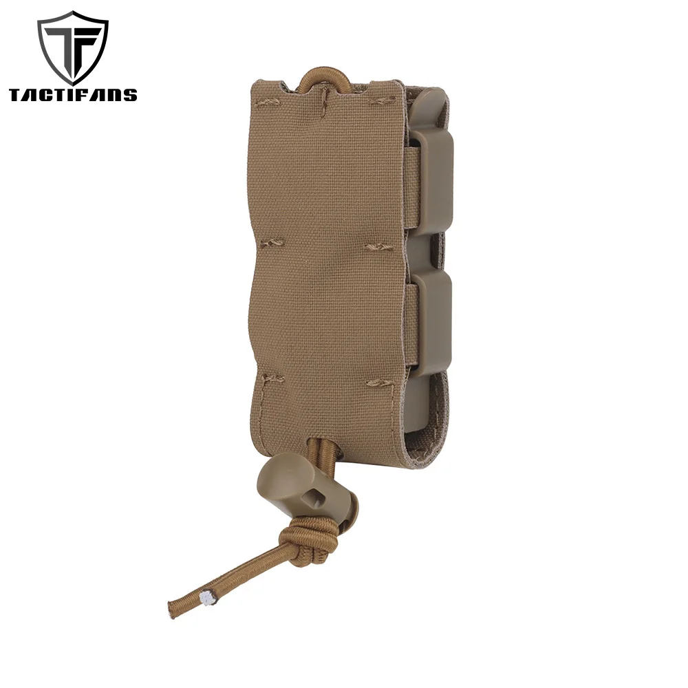 Tactical 9Mm Pistol Magazine Pouch Urban Assault Extended Single Mag Holder Laser Cut Molle Combat Belt Accessori Per La Caccia