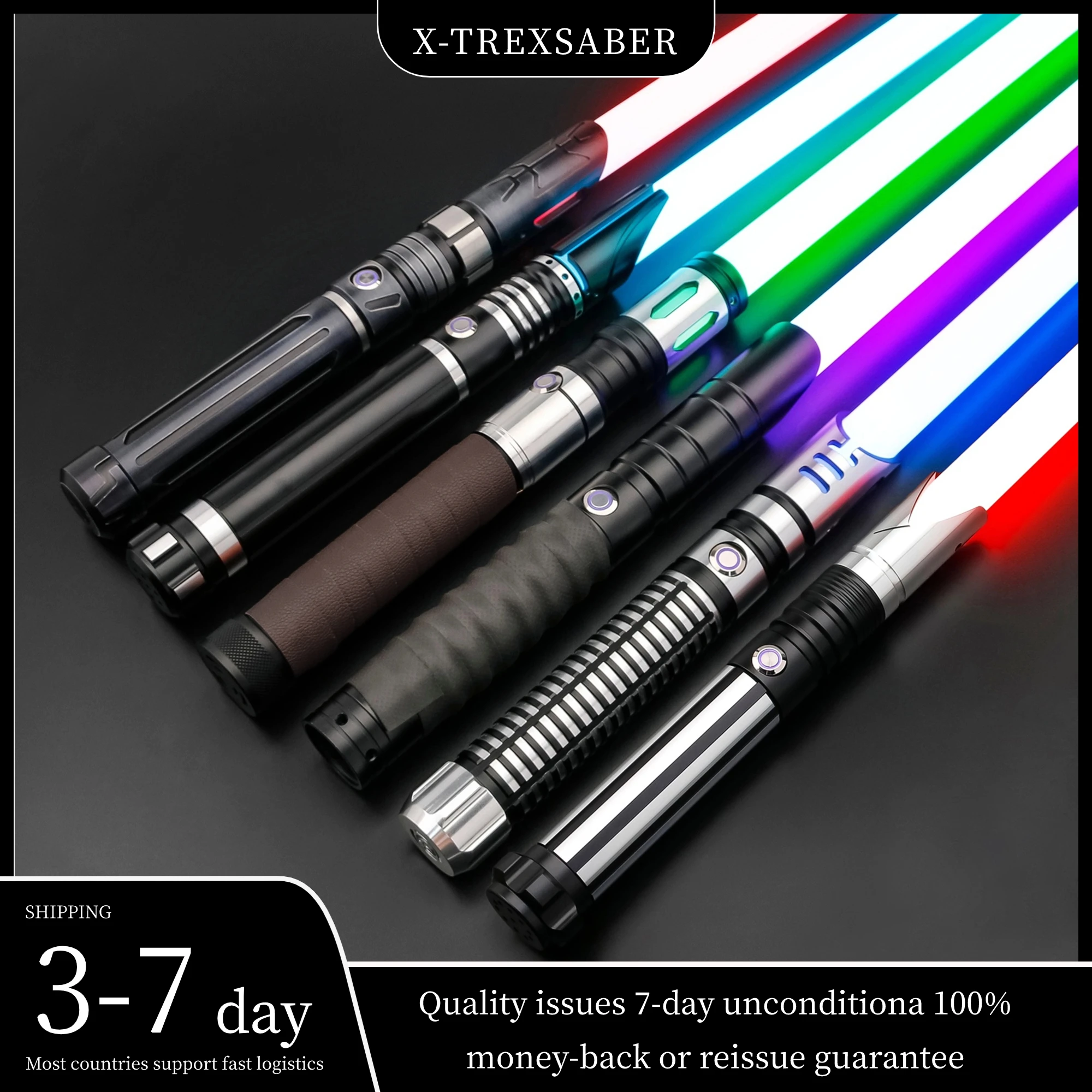 Txq Neo Pixel Spada Laser Rgb 12 Colori Spada Da Combattimento Laser Jedi Smooth Swing Metal Force Glow Blaster Cosplay Giocattoli Luminosi Per Bambin