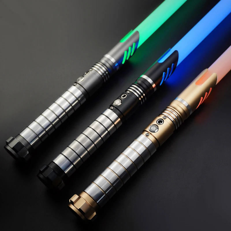 Thysaber Metal Hilt Lightsaber 12 Colori Laser Combat Sword Gift Foc Heavy Dueling Force Toys Jedi