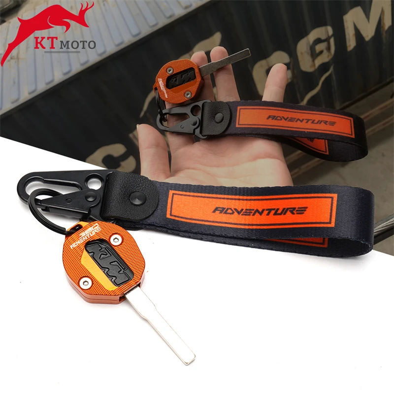 Portachiavi Cnc Custodia Shell & Ricamo Badge Portachiavi Per Ktm 390 Adventure 390 Adventure 390 Adv 2020-2023 Accessori Moto