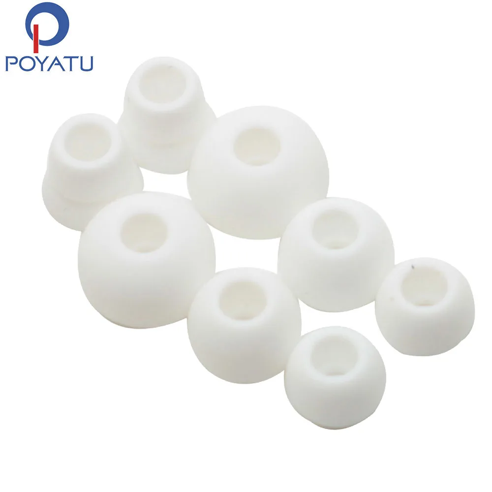 Poyatu Ear Tips Silicone Per Powerbeats 2 Wireless Sports Earhook Ear Tips Suggerimenti Per Le Orecchie Per Powerbeats 3 Auricolari Di Ricambio Wirele