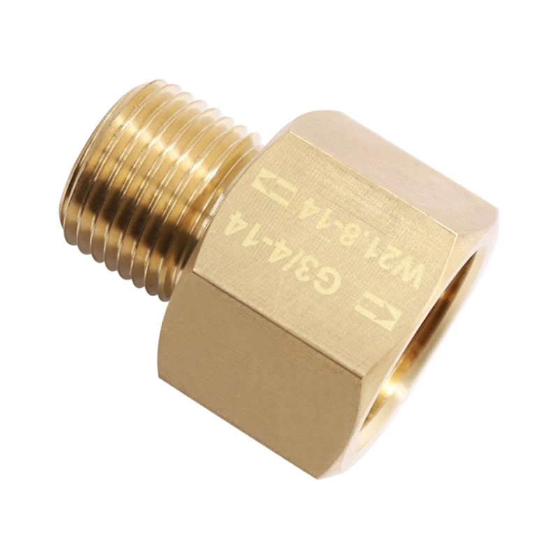 Il Filo Del Flusso Del Cilindro Della Soda Di Co2 Converte L'Adattatore Abbina Il Serbatoio Del Cubo Di Quooker Femmina G3/4 A Maschio W21.8