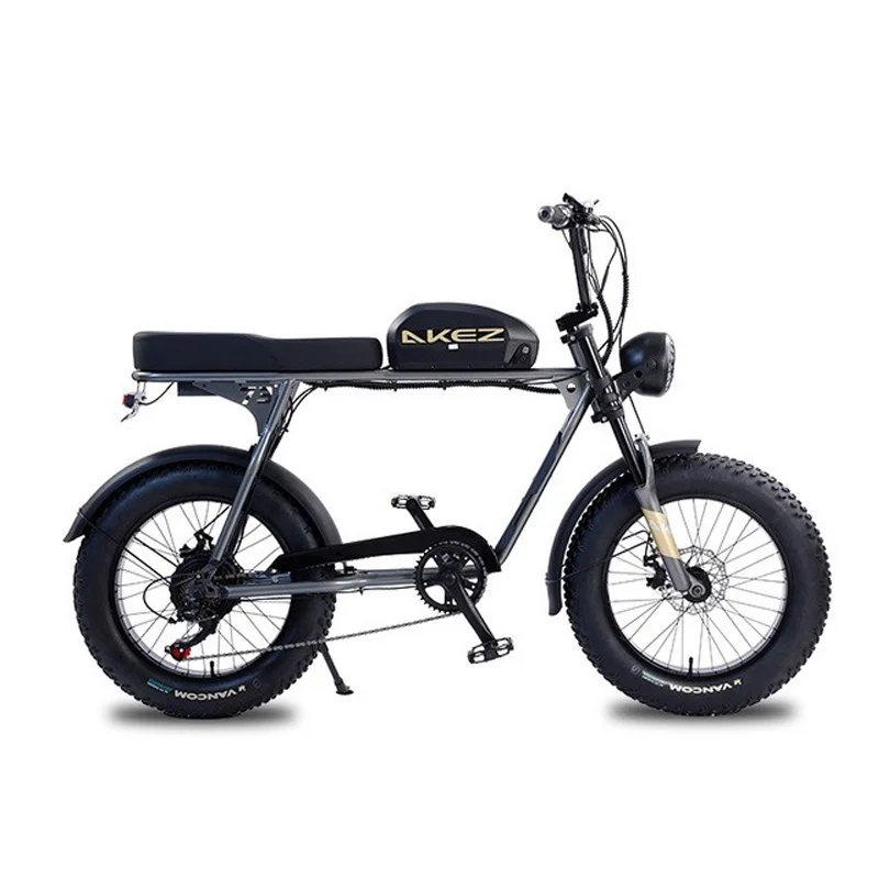 Fatbike Akez Bici Elettrica Per Adulti Con Display Lcd Intelligente Bicicletta Elettrica Economica Per Uomo Ebike 1500W 48V Velocità Bici Da Strada Pe