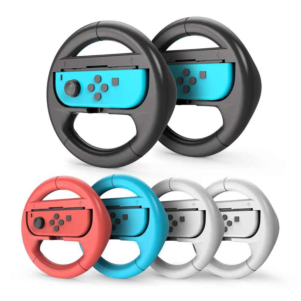 2 Pack Gioco Volante Per Nintendo Switch Oled Joy Con Controller Comfort Hand Grip Kit Per Nintend Switch Oled Gamepad