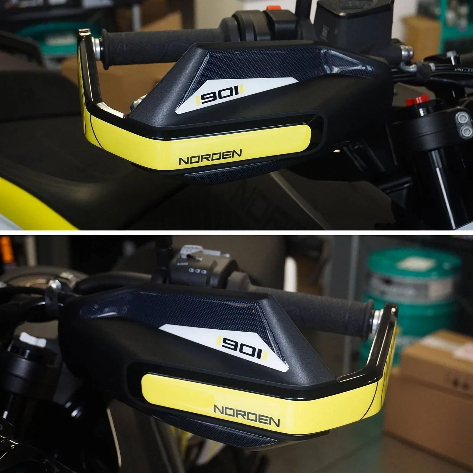 Coppia Di Adesivi 3D Protezioni Paramani Moto Per Husqvarna Norden 901 2023