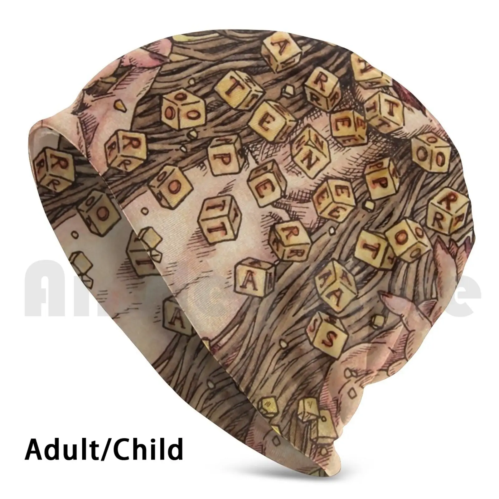 Sator Magical Square Berretti Knit Hat Hip Hop Witch Witches Warlock Paganesimo Sator Magical Magical Magical