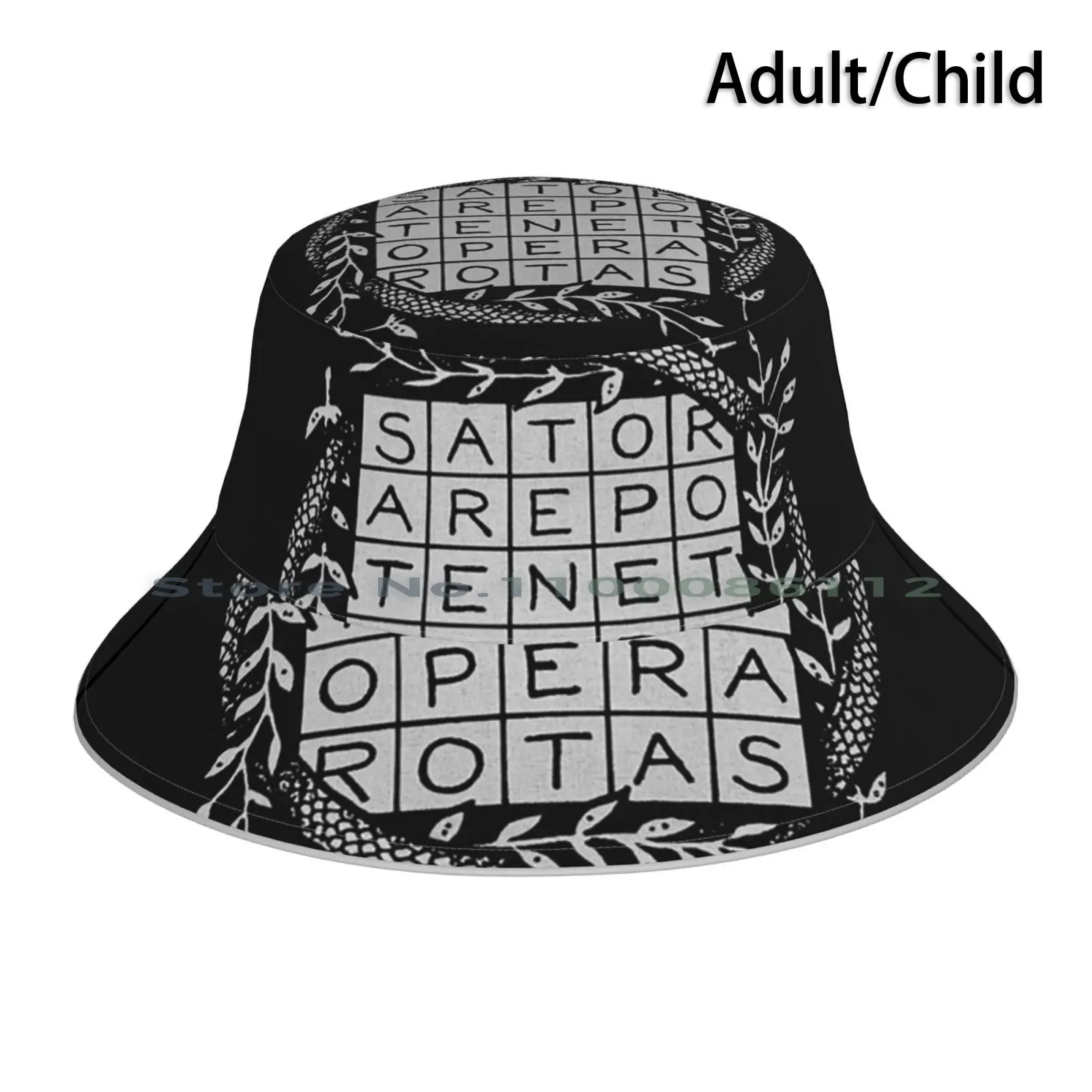 Design Tenet Cappello A Secchiello Berretto Da Sole Tenet Opera Film Film Sator War Blockbuster Cristophener Ww3 Pescatore All'Aperto Pieghevole