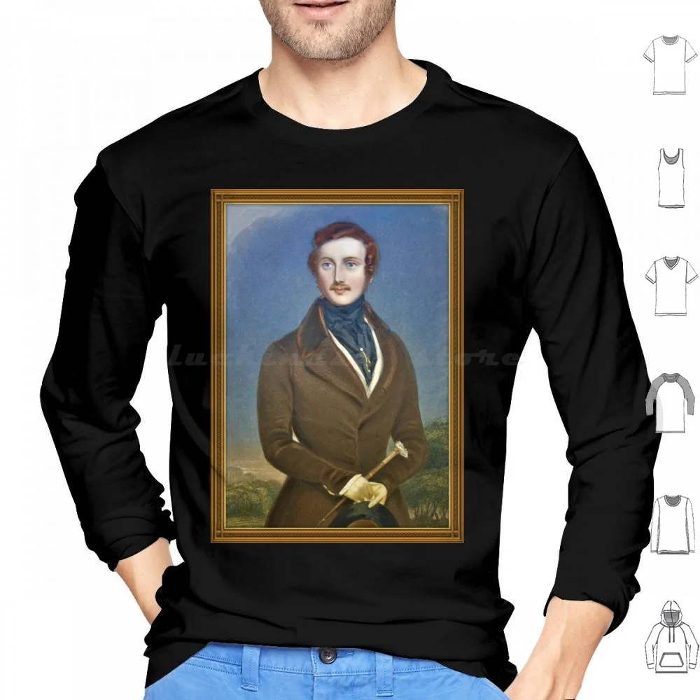 Prince Albert , Consort Of Queen Felpa Con Cappuccio In Cotone Manica Lunga Times English Royals Age Prince Albert Saschen Coburg England