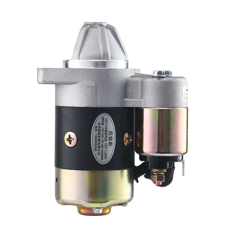 12V 1.2Kw Start Motor Pump Diesel Engine Electric Starter Generator Set Motor Starter Qd114A