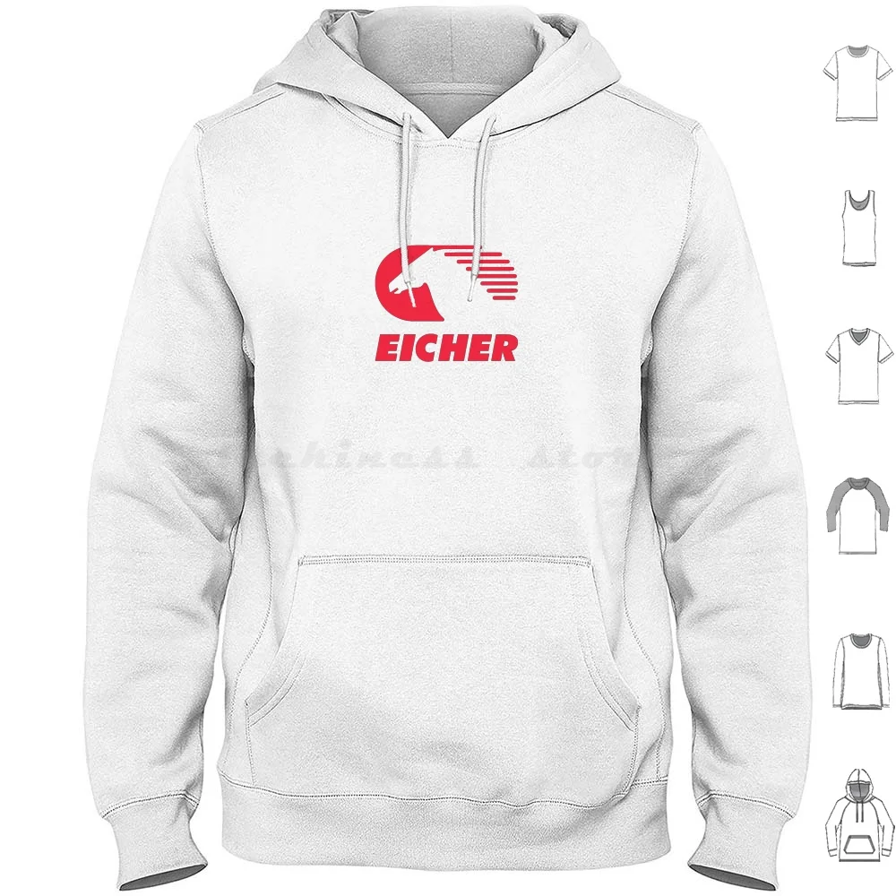 Eicher Truck Logo Felpe Con Cappuccio Manica Lunga Eicher Eicher Motors Eicher Tractor Ve Vehicles Vecv Eicher Polaris Multix Eicher