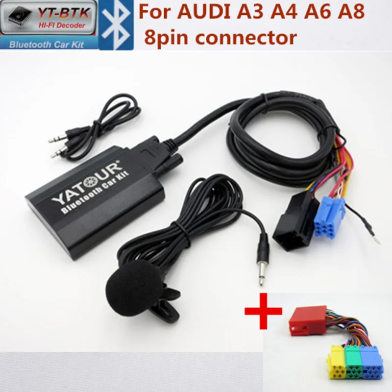 Yatour Car Audio Bluetooth Kit Per Audi A3 A4 A6 A8 Allroad Tt Digital Music Changer Aux Adapter