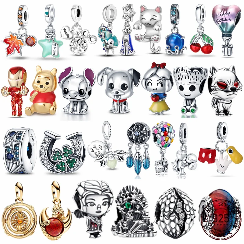 2023 "Game Of Thrones" Series Disney New Beading Adatto Per Pandora Charm Bracciale 925 Argento Ciondolo Gioielli Regalo Da Donna