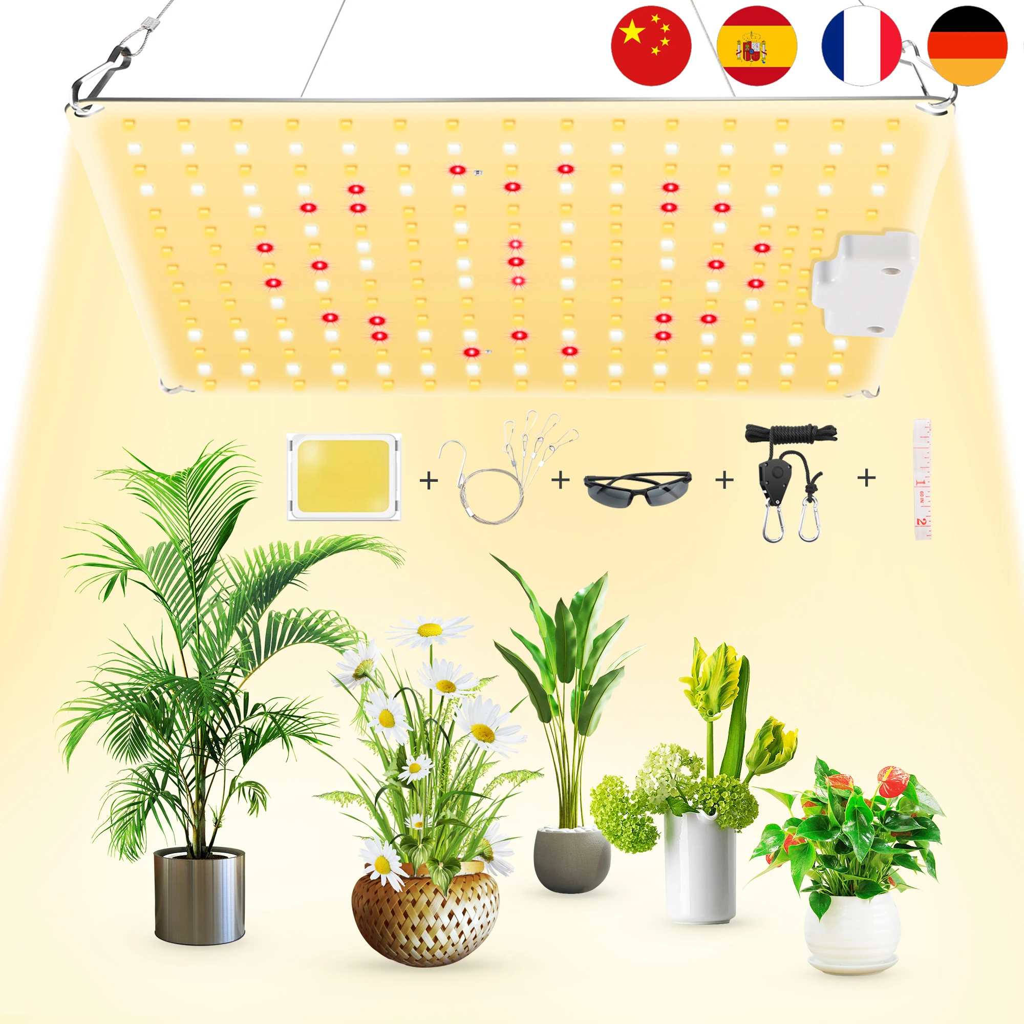 Full Spectrum Led Grow Light High 800W 500W Con Samsung Diode Sunlike Quantum Grow Lamp Quantum Board Indoor Hydroponic Plant