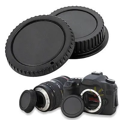 2 Pz Camera Lens Posteriore Cap + Corpo Cap Anteriore Per Sony Nex E Mount Lenti Sel50F18 Sel16F28 Sel18200 Sel1855 Sel55210 Sel30M35