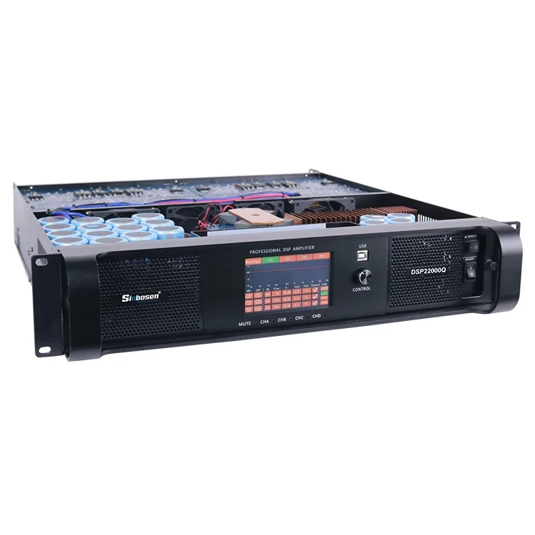 Sinbosen Crown Amplifier Professional Power Dsp-2200Q Scheda Amplificatore Subwoofer 2000 Watt