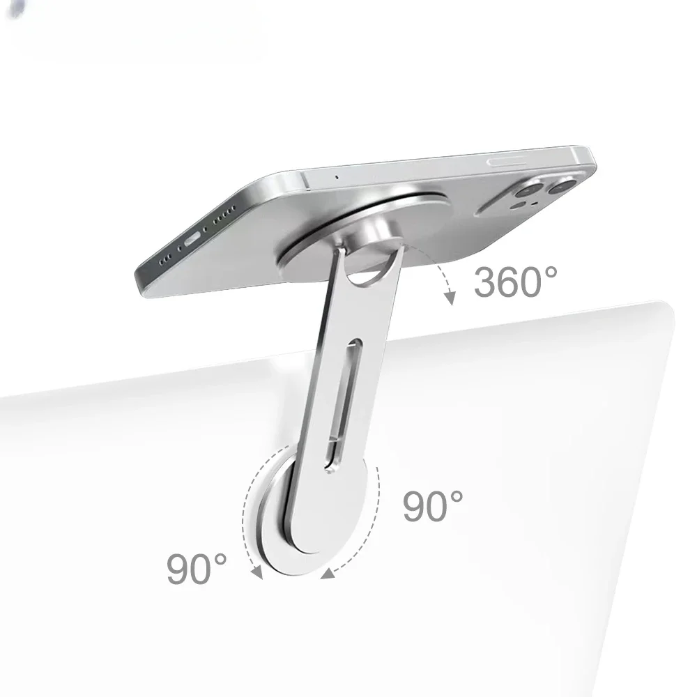 Supporto Per Auto Con Supporto Magnetico In Lega Di Alluminio Per Veicoli Elettrici Laptop Regolabile Per Mag Safe Iphone 14 Plus 13 Pro Max Magsafe