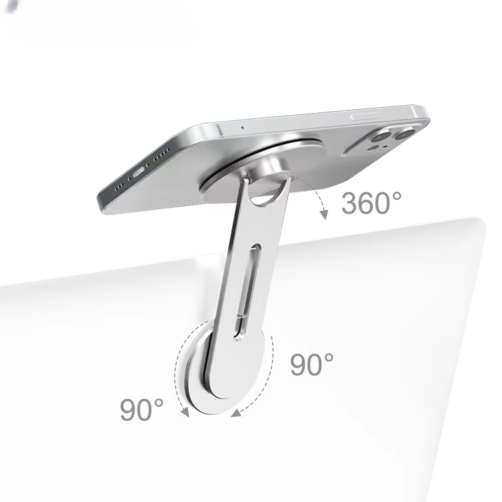 Supporto Per Auto Con Supporto Magnetico In Lega Di Alluminio Per Veicoli Elettrici Laptop Regolabile Per Mag Safe Iphone 14 Plus 13 Pro Max Magsafe