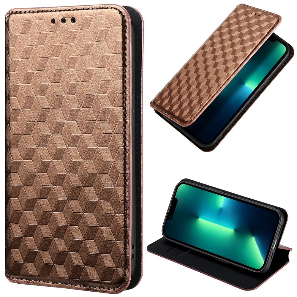 Per Zte Libero 5G Ii Custodia In Pelle Per Zte Blade A52 A72 4G Custodie Plain Flip 3D Glitter Card V40 Vita Cover Per Telefono