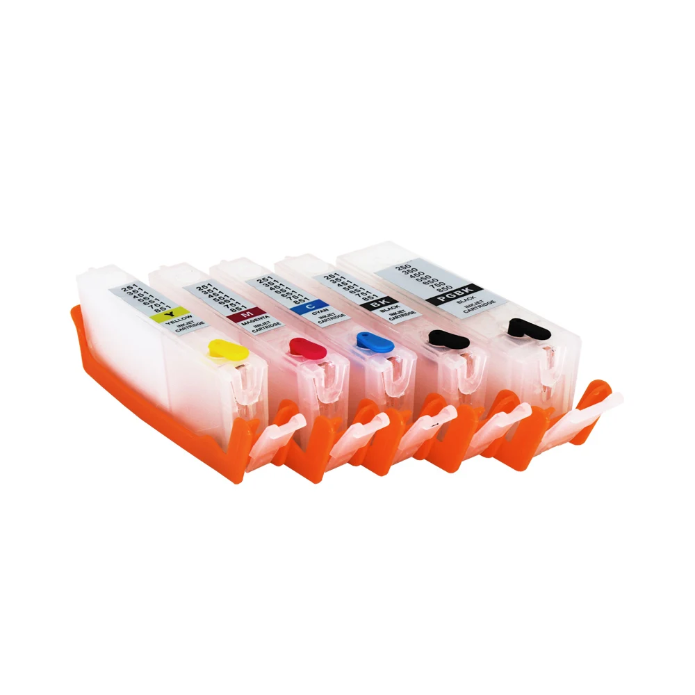 Pgi-550 Cartuccia Di Inchiostro Riutilizzabile Cli-551 Con Arc Chip Per Canon Pixma Mg7150 Ip7250 Mg6350 Pixma Mg5450 Mx925 Mx725 Stampante