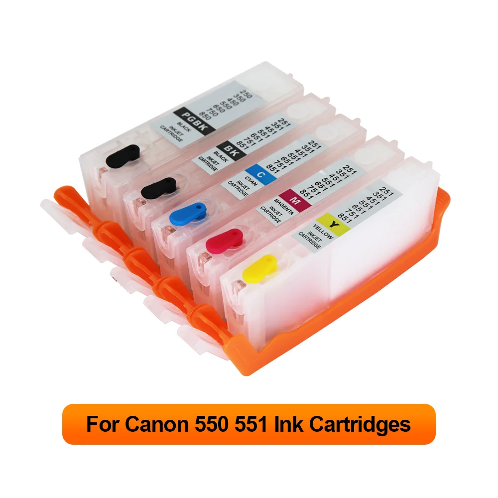 Pgi 550 Cli 551 Cartuccia Di Inchiostro Ricaricabile Con Chip Arc Per Stampante Canon Pixma/Ip7250/Mg6350/Mg5450/Mx925/Mx725/ Pixma Mg7150