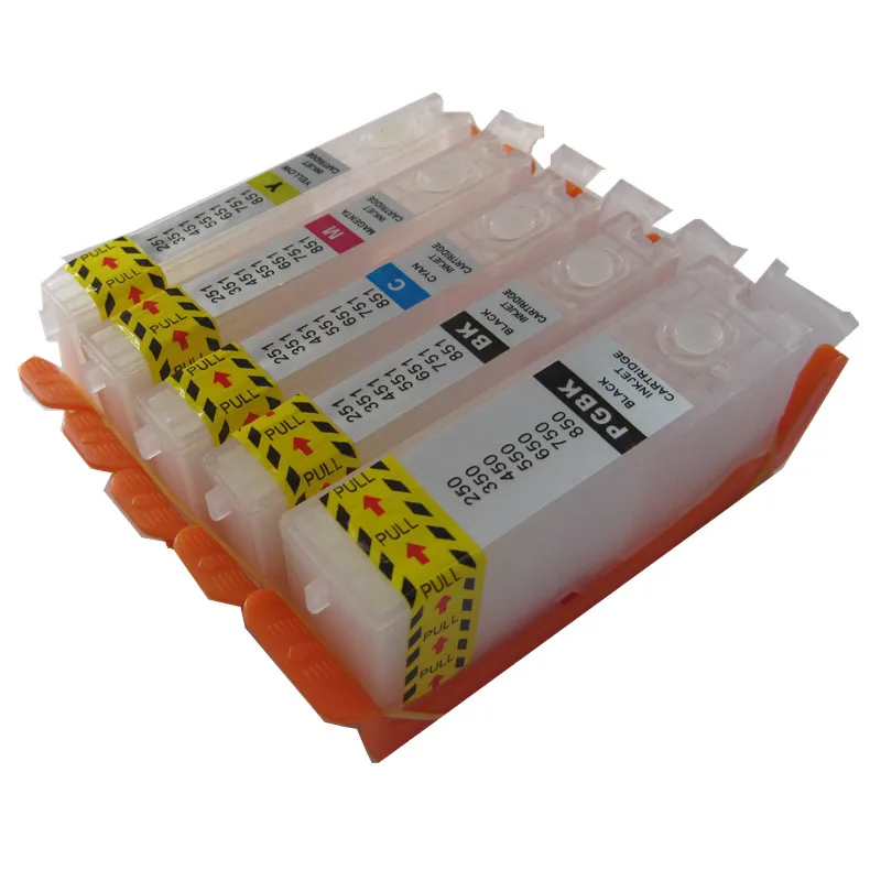 Pgi-550 551 Cartuccia Di Inchiostro Riutilizzabile Per Canon Pixma Ip7250 Mg5450 Mx925 Mg5550 Mg6450 Mg5650 Mg6650 Ix6850 Mx725 Mx925 Stampante