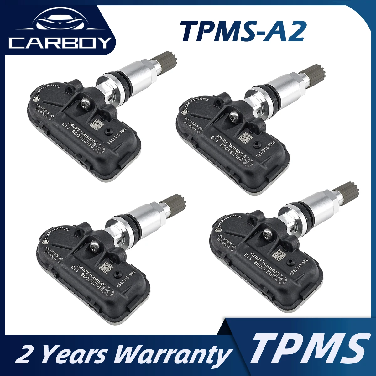 Tpms-A2 Tpms Sensore Universale 315Mhz 433Mhz 2 In 1 Per Autel Automotive Mechanical Workshop Tools Sensore Comune Programmabile